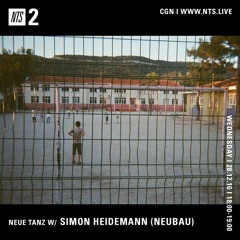 Neue Tanz w/ Simon Heidemann on NTS Radio (28/12/16)