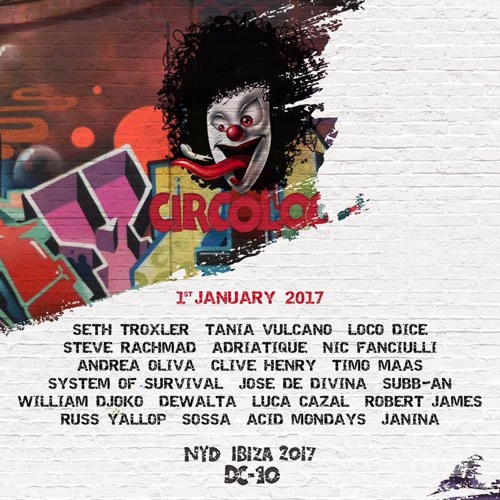 Andrea Oliva, NYD @ Circoloco DC10, Ibiza