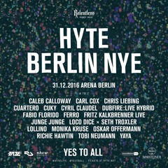 Monika Kruse – Live @ HYTE NYE (Arena Club, Berlin) – 31-12-2016
