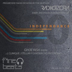Independance #20@RadiOzora 2016 December | Ghoeyash Exclusive Guest Mix