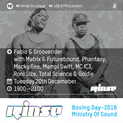 Rinse FM Podcast - Fabio & Grooverider w/ Roni Size, Goldie + More - 20th December 2016