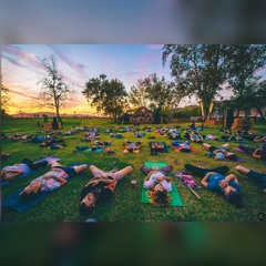 2nd Annual DirtyBird Campout Opening Ceremony Sunset Yoga Flow