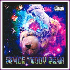 SPACE TEDDY BEAR - KIEF NEBULA x SHARK HOODIE
