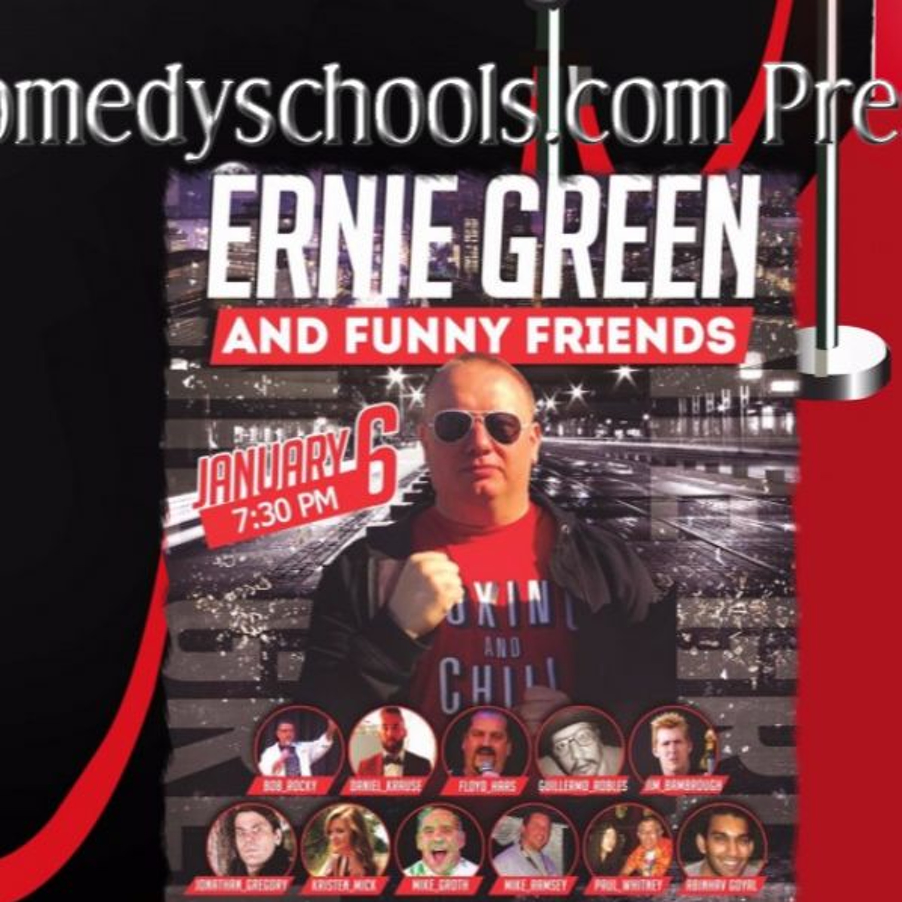 Ernie  Green  And  Funny  Friends On This American Podcast Comedy Edition