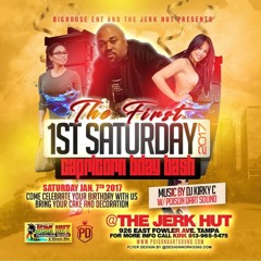 1st Saturday @the Jerk hut,tampa florida with Poison Dart sound 1-7-17