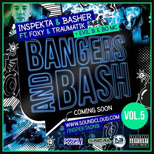 BANGERS AND BASH VOLUME 5 FT FOXY & TRAUMATIK + EVIL B & BO MC