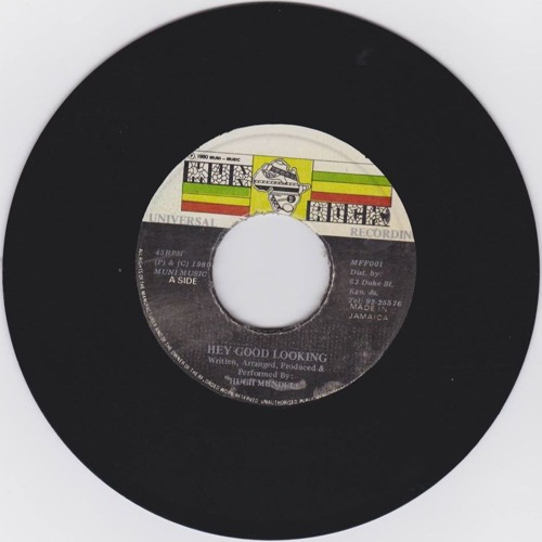 Hugh Mundell "Hey Good Looking" w/ version (Muni-Music) 1980