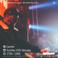 Rinse FM Podcast - Cartier - 15th January 2017