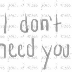 I Dont Need You Remix
