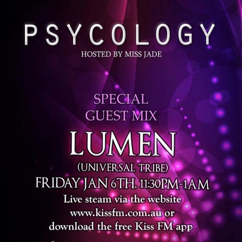 PSYCOLOGY #007 Hosted by Miss Jade + Special Guest Lumen