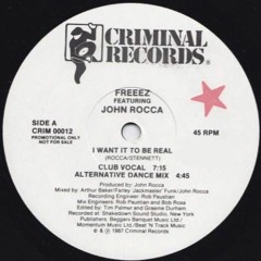 Freeez featuring John Rocca - I Want It To Be Real