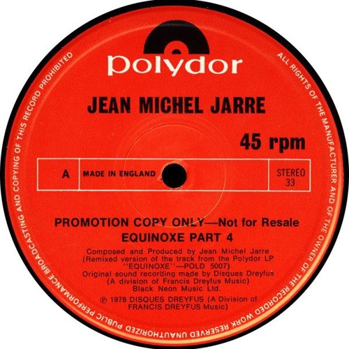 Jean Michel Jarre - Equinoxe, Pt. 4 (Naeba Bootleg)
