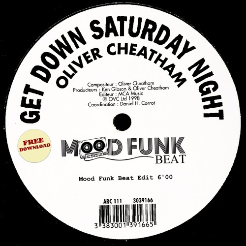 Get Down Saturday Night (Mood Funk Beat) // FREE DL
