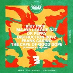 Major League DJz Boiler Room Johannesburg DJ Set