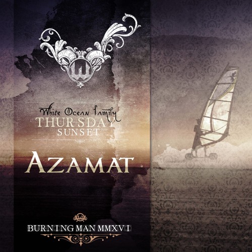 Azamat - White Ocean Sunset - Burning Man 2016
