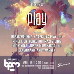 Ben Annand at BPM Festival Mexico Jan 11, 2017 - Listed Presents Play