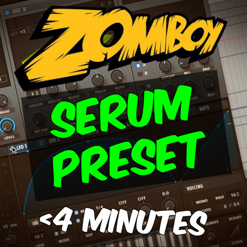Make Wild ZOMBOY - Inviders Style Bass In Serum In 4 Minutes (+ FREE Preset)
