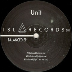 Unit – Balanced EP (Incl. Egal3 aka Vid Remix) (ISLA001)