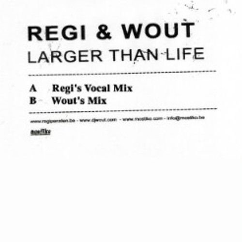 Stream Regi and Wout - Larger than Life (Regi's Vocal Mix).mp3 by Neo 29 |  Listen online for free on SoundCloud
