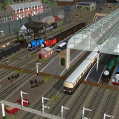 Busy Knapford Station