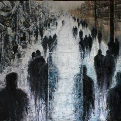 The shadow of a city