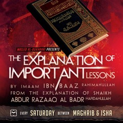 The Explanation Of Important Lessons Class 8 By Abu ‘Abdis Salaam Siddiq Al Juyaanee