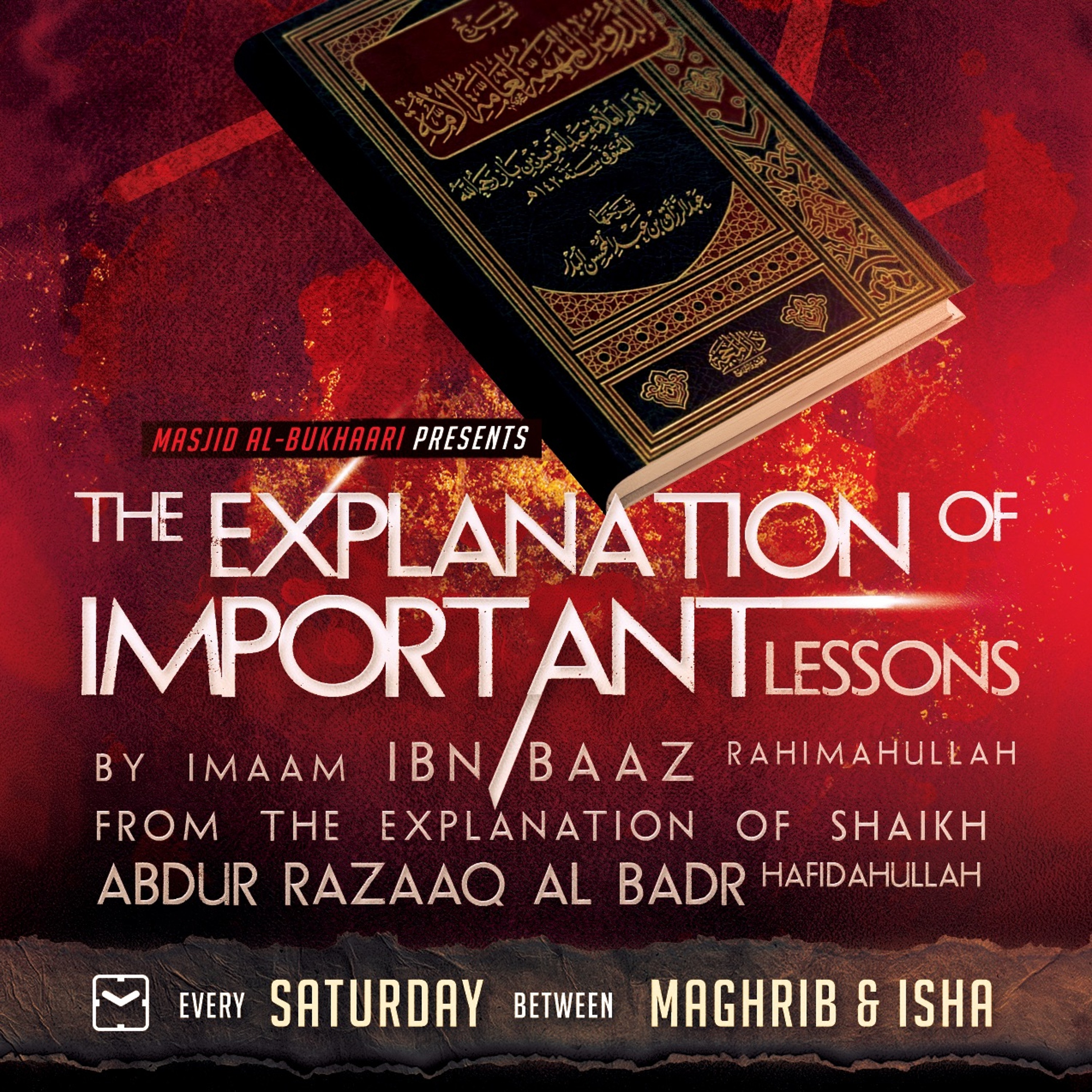 The Explanation Of Important Lessons Class 8 By Abu ‘Abdis Salaam Siddiq Al Juyaanee episode artwork