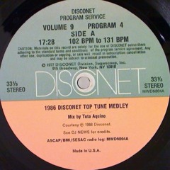 Various Artists - 1986 Disconet Top Tune Medley