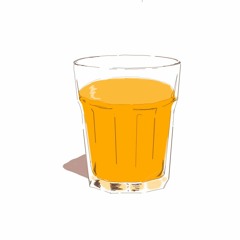 orange juice is yellow