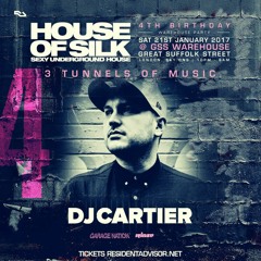 DJ Cartier & MC Creed Live  02:00 - 03:00 @ House of Silk 4th Birthday @ GSS Warehouse 21/01/17