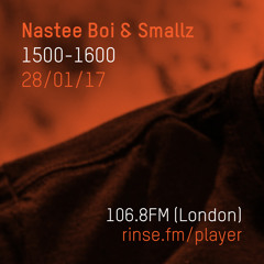 Rinse FM Podcast - Marcus Nasty Takeover - Nastee Boi & Smallz - 28th January 2017