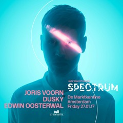 Edwin Oosterwal at SPECTRUM, De Marktkantine Amsterdam, 27 January 2017