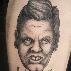 Clint and Pax talk to the Patty Gower tattooist