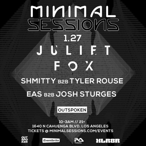 LIVE | [1.27] Shmitty b2b Tyler Rouse @ Minimal Sessions [Outspoken]