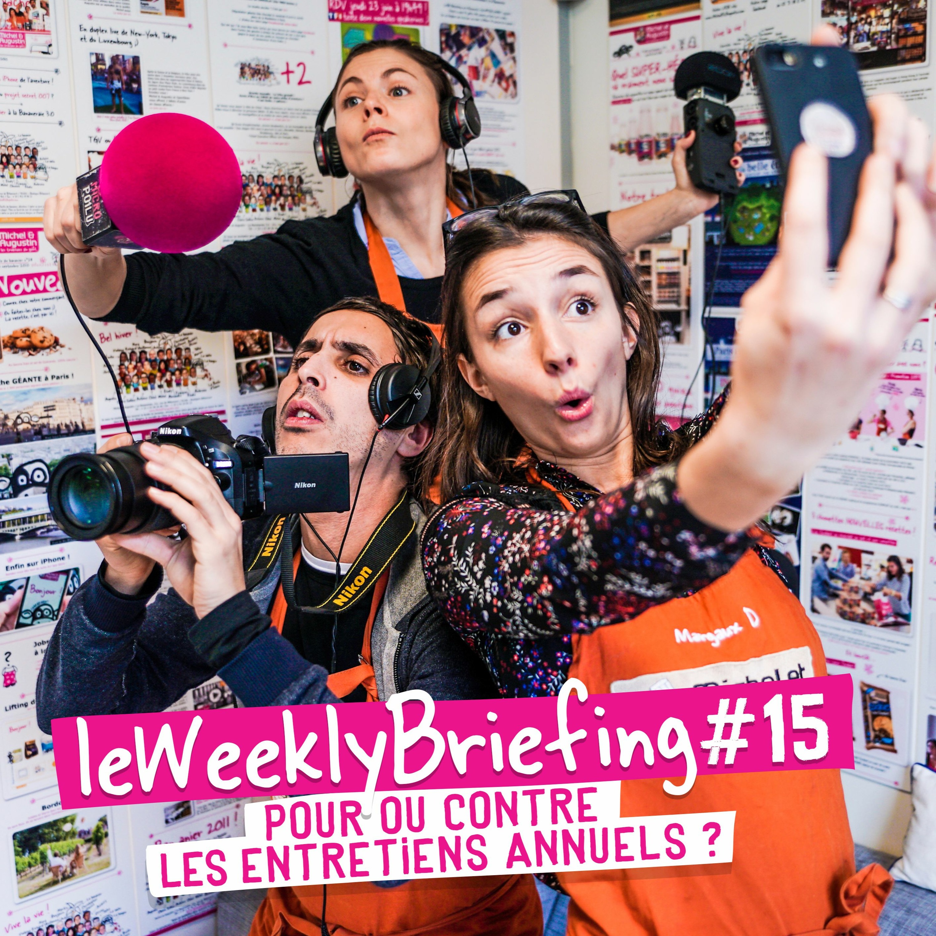 Le Weekly Briefing par Michel et Augustin et TOUTE la tribu - La seule matinale diffusée l\'après-midi - Chaque lundi à 15h dans vos oreilles ;)