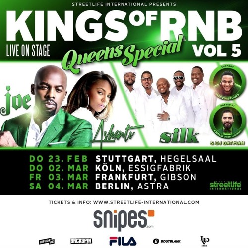 Kings Of RnB Vol.5 - Joe, Ashanti & Silk - Official Tour Mix 2017