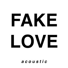 fake love acoustic