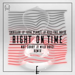 Skrillex, 12th Planet & Kill The Noise - Right On Time (not sorry & Wild Boyz! Remix)