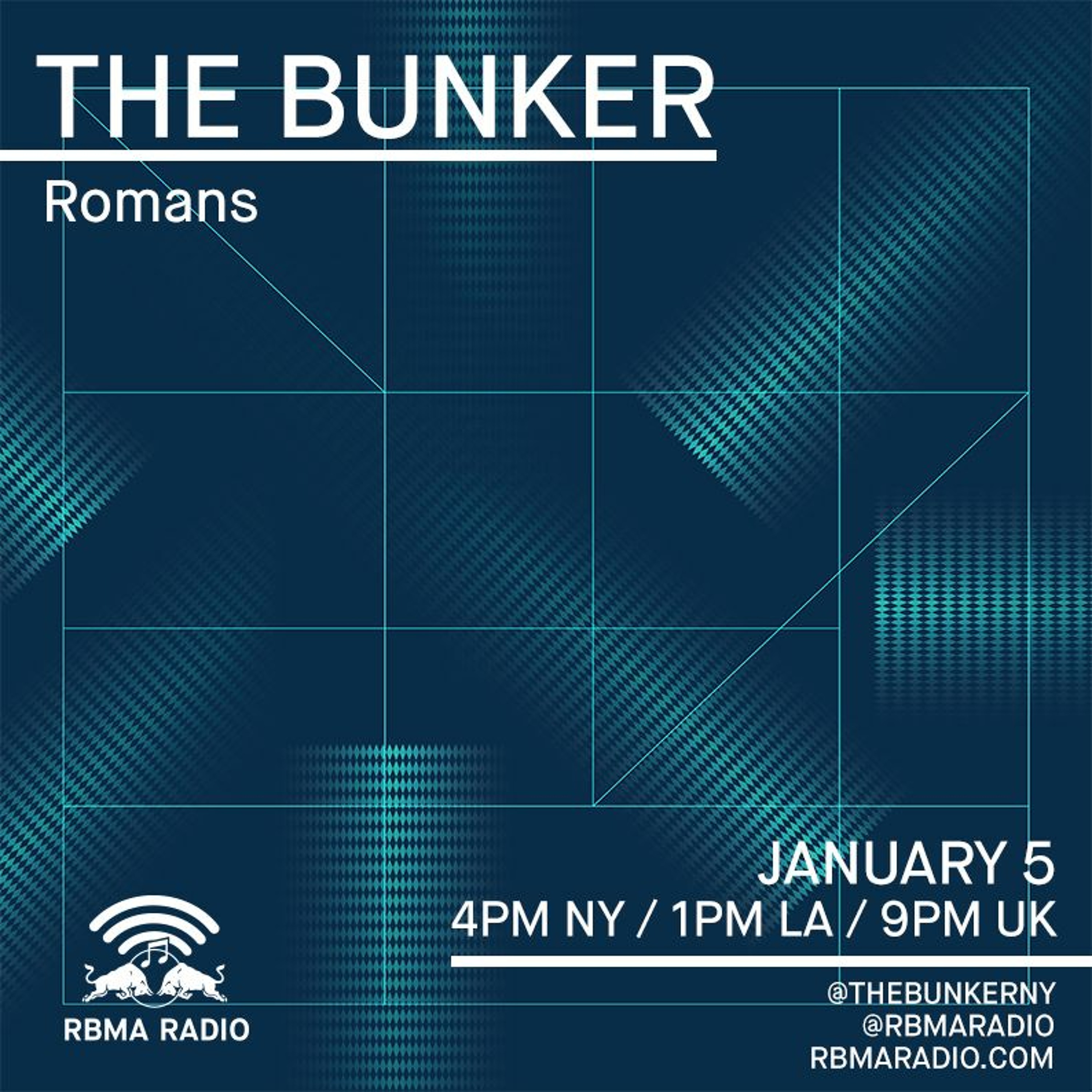 The Bunker on RBMA Radio: Romans 01/05/2017 episode artwork