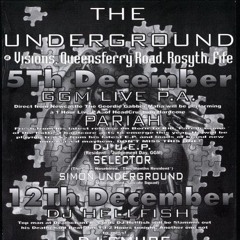 DJ Smurf @ The Underground. Rosyth, Scotland - 24/10/1998