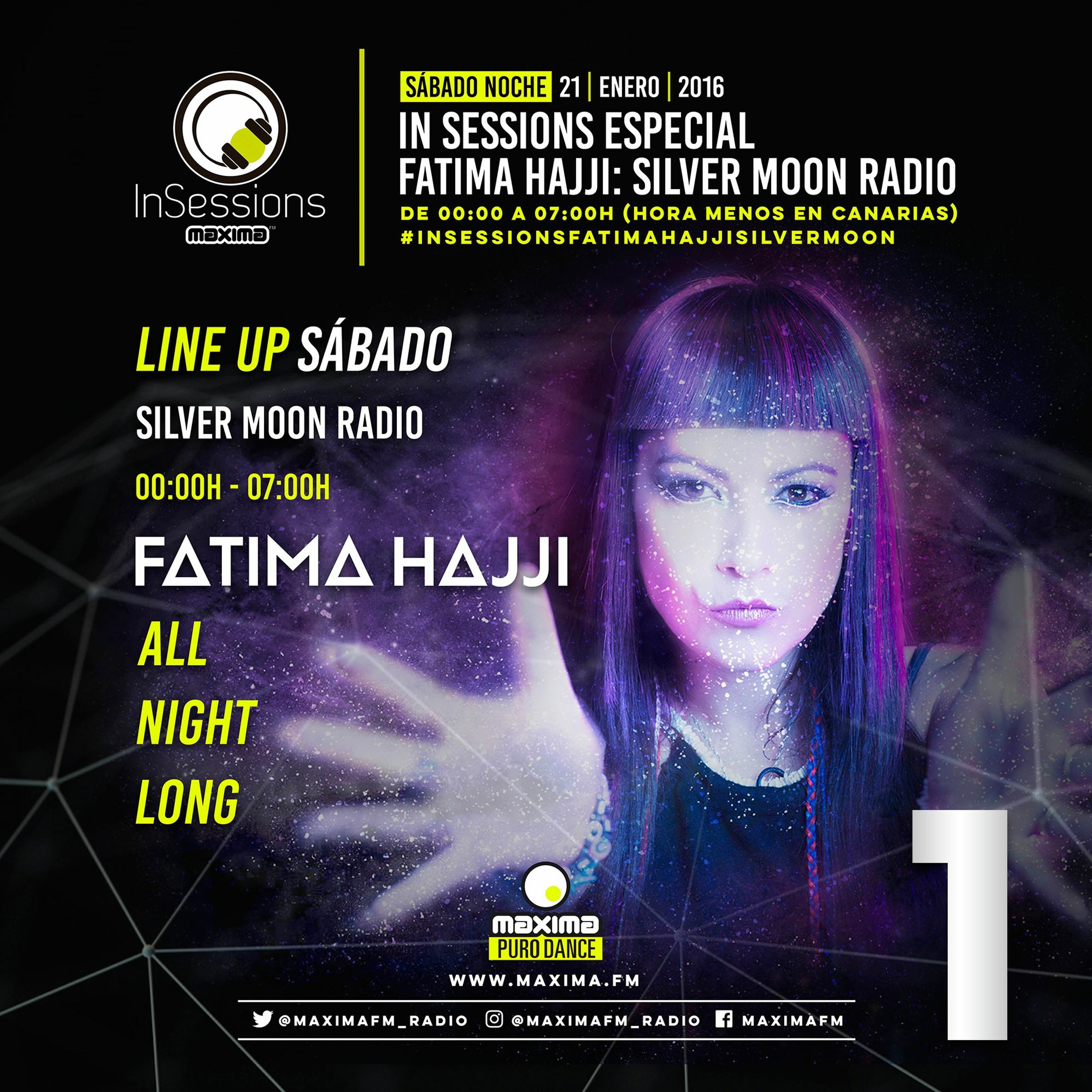 Fatima Hajji presents SILVER M Radio @ Maxima FM - IN SESSIONS 01 episode artwork