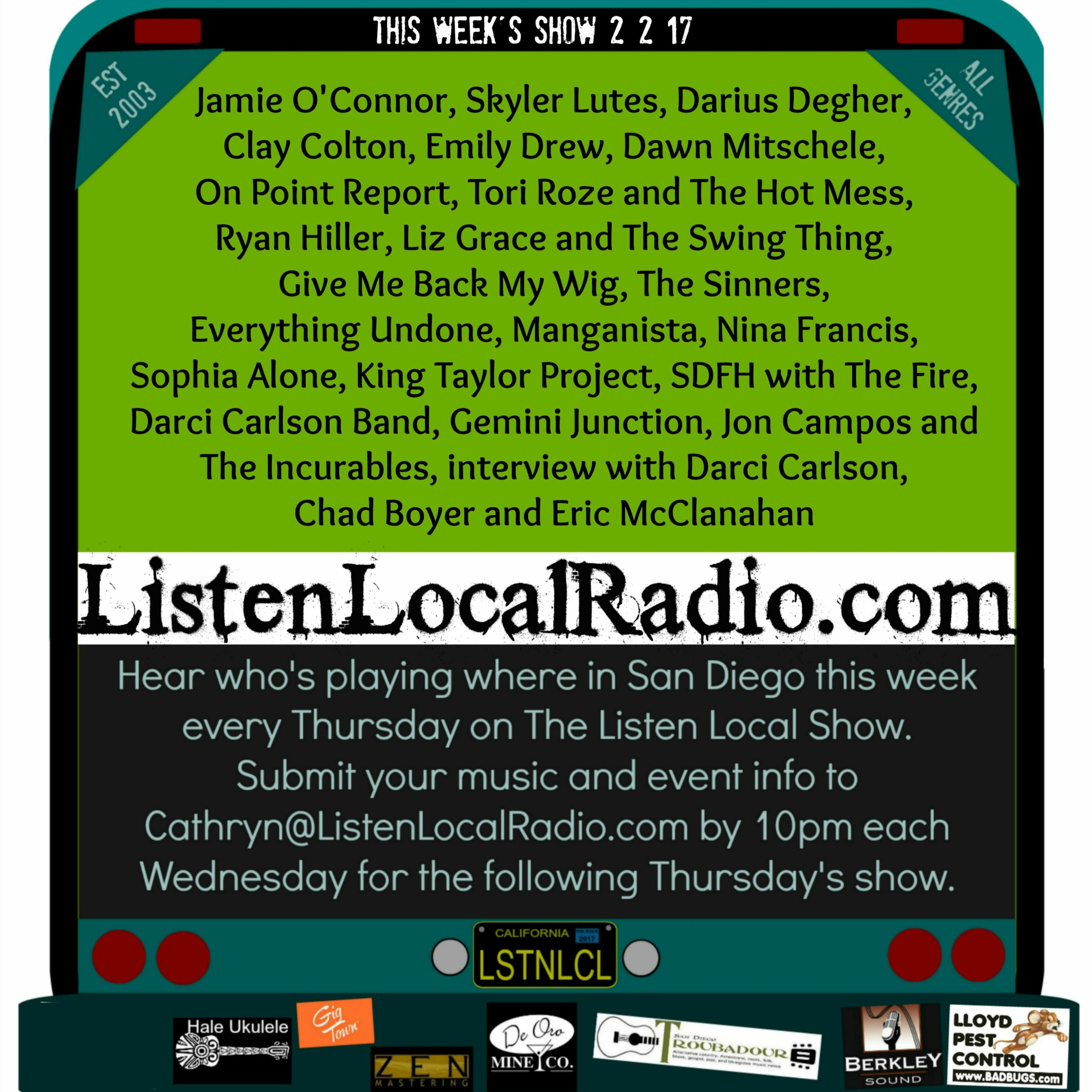 The Listen Local Show 2 2 17 episode artwork