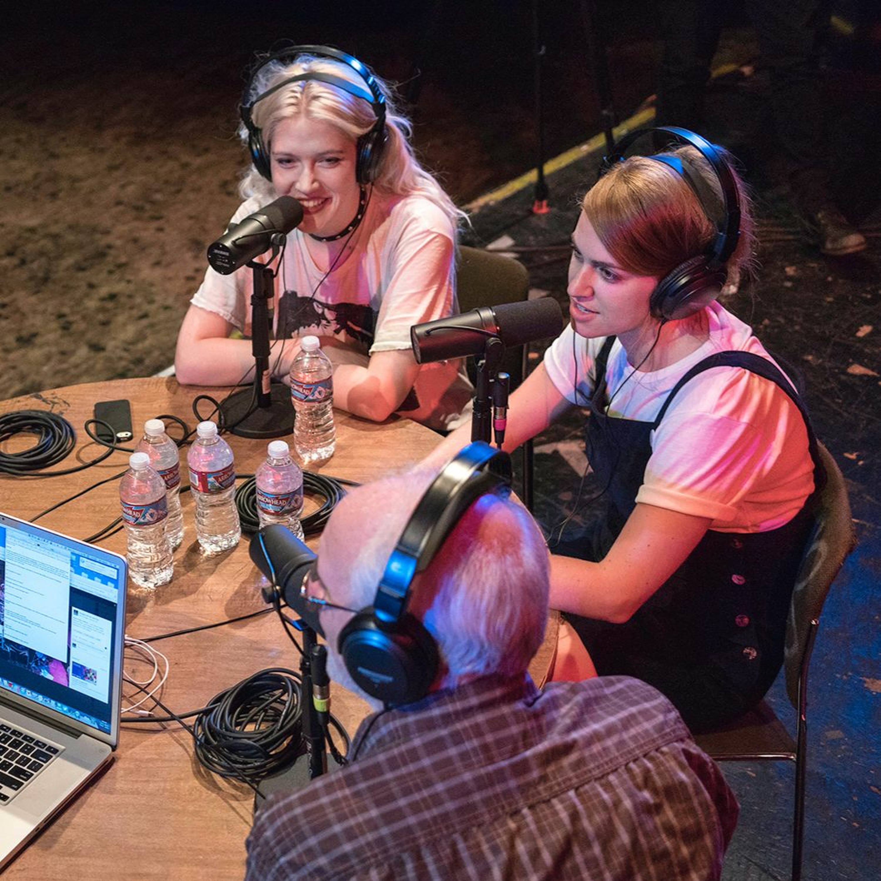Onstage with Jim and Tom