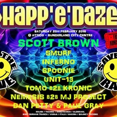 DJ Smurf @ Happ'eDaze. Sunderland, England - 20/02/2016