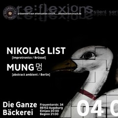 MUNG 멍  live @ re:flexions - silent series in Augsburg