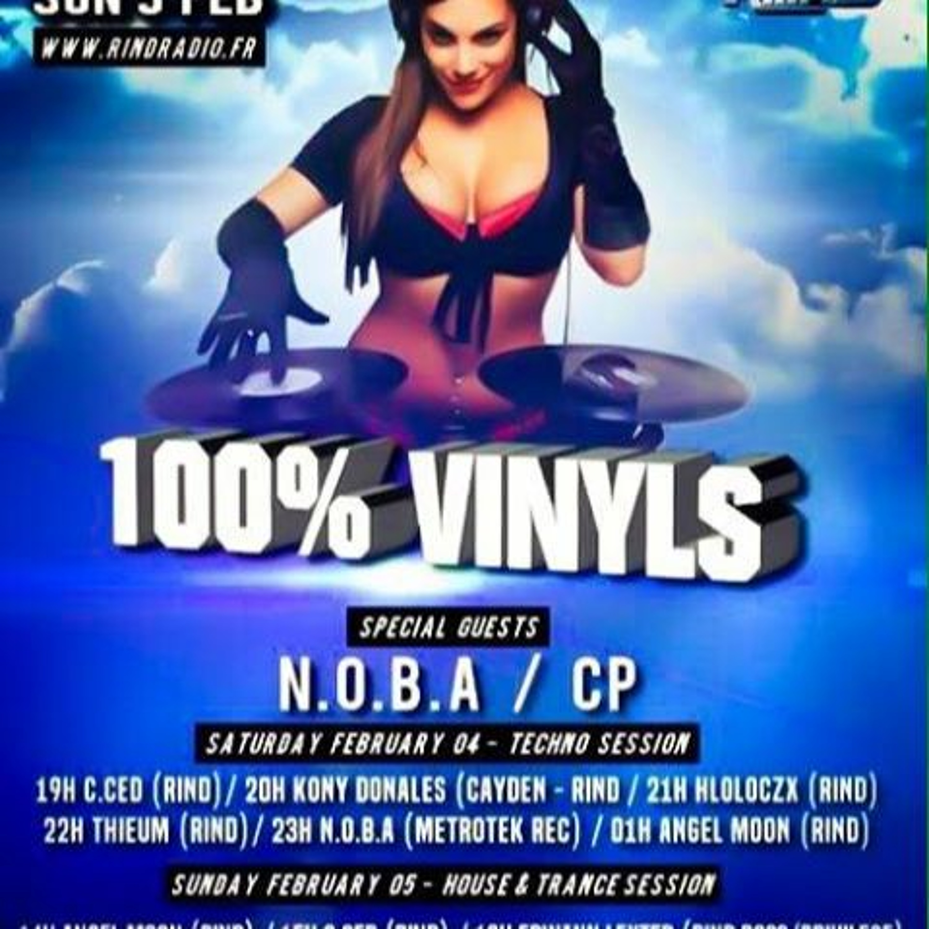 Rind 100% Vinyls - Techno 04-02-2017 episode artwork