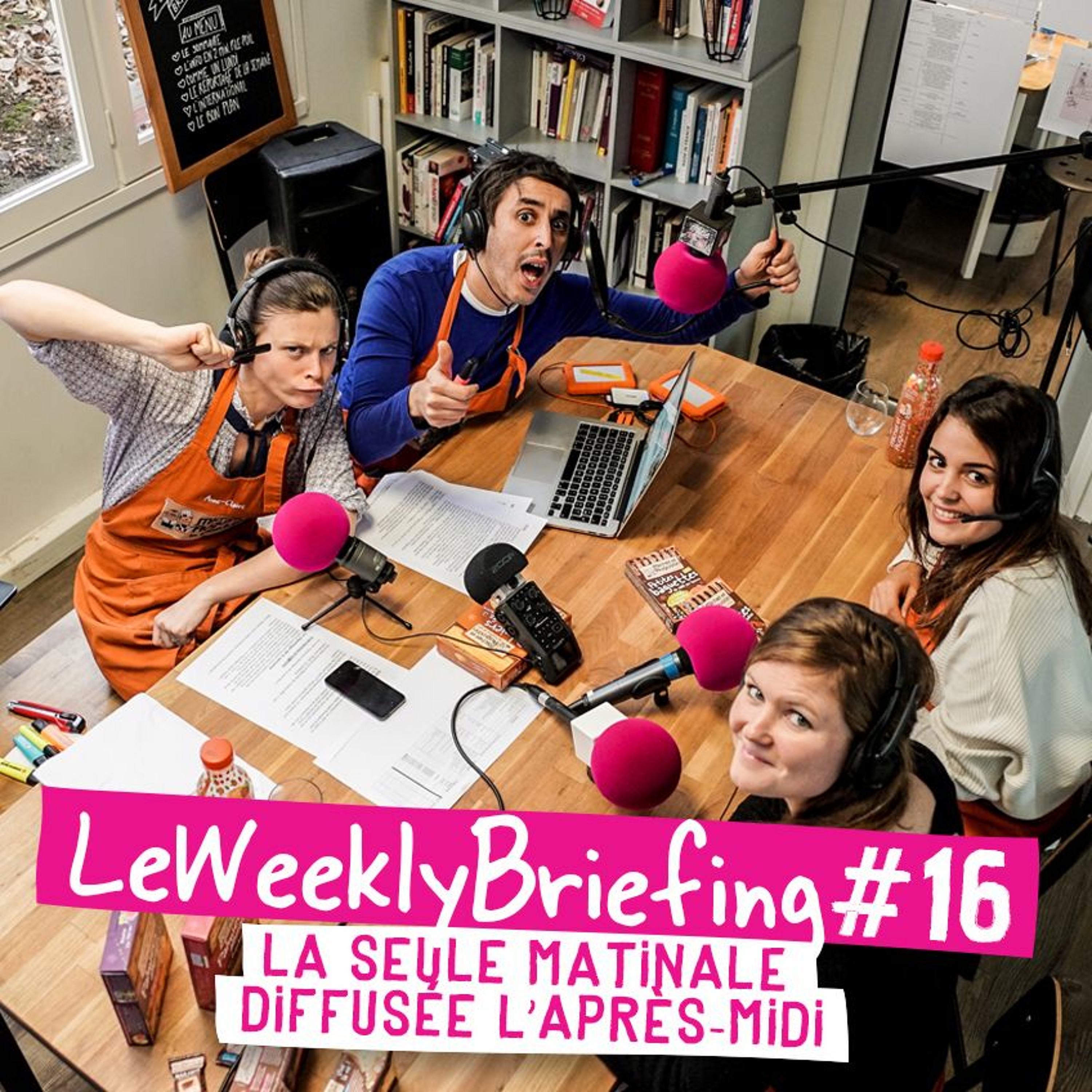 Le Weekly Briefing par Michel et Augustin et TOUTE la tribu - La seule matinale diffusée l\'après-midi - Chaque lundi à 15h dans vos oreilles ;)