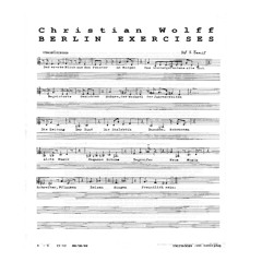 GOD 41 - Christian Wolff - Berlin Exercises, excerpts
