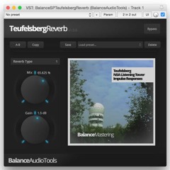 Balance Audio Tools – Free Teufelsberg Reverb Plugin