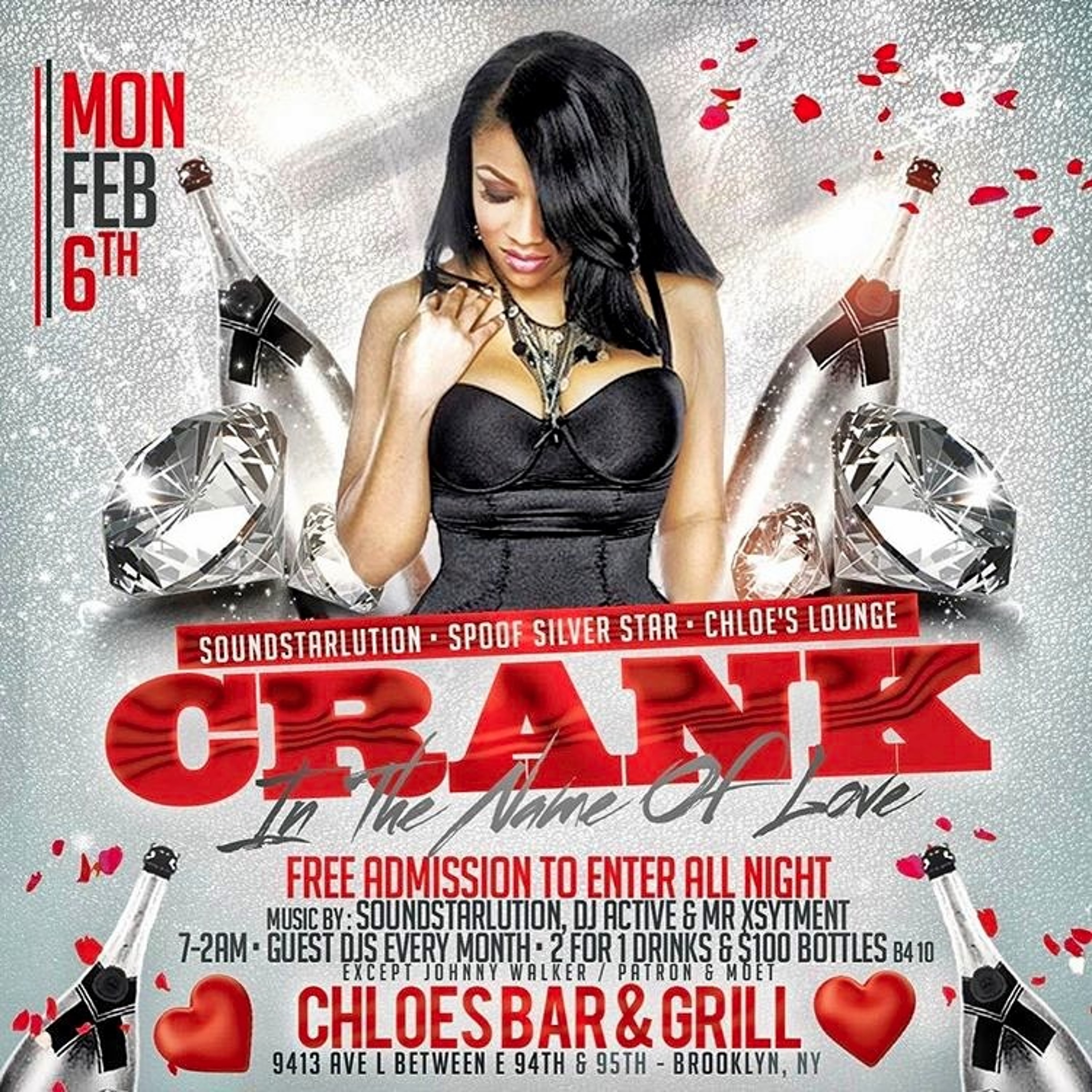 MONDAY NIGHT CRANK LIVE @ CHLOES LOUNGE 2.6.2017 episode artwork